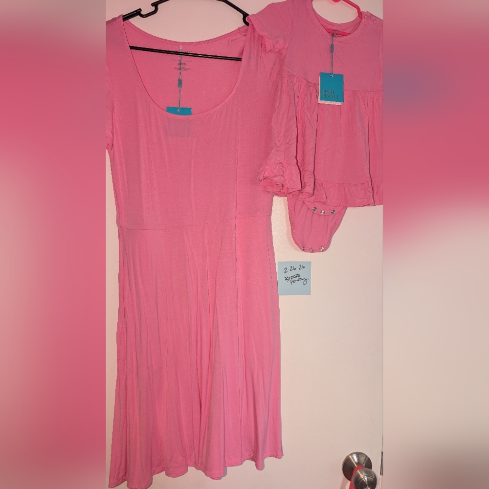 Mommy And me Pink Dresses